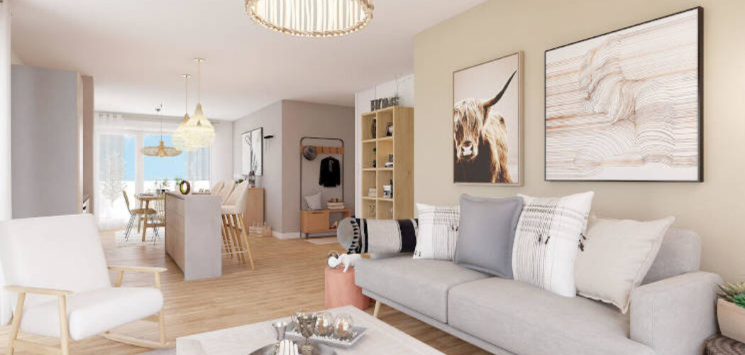 Programme immobilier neuf COEUR CARIGNAN - Carignan-de-Bordeaux : Appartements T1–T3 avec balcons, terrasses et double orientation entre ville et campagne (33360) - Référence : 4874