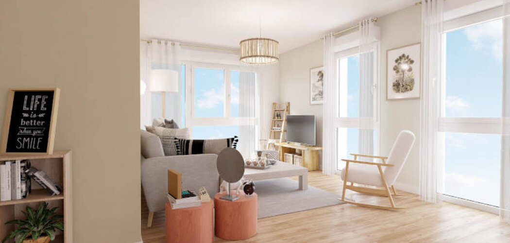 Programme immobilier neuf COEUR CARIGNAN - Carignan-de-Bordeaux : Appartements T1–T3 avec balcons, terrasses et double orientation entre ville et campagne (33360) - Référence : 4874