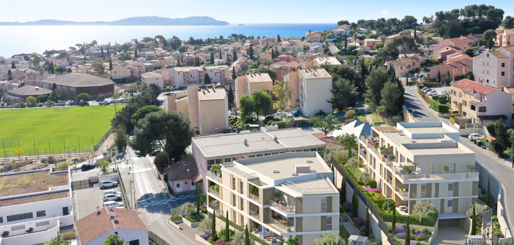 Programme immobilier neuf TERRA - Carqueiranne : appartements neufs à 3 minutes des plages (83320) - Référence : 11972