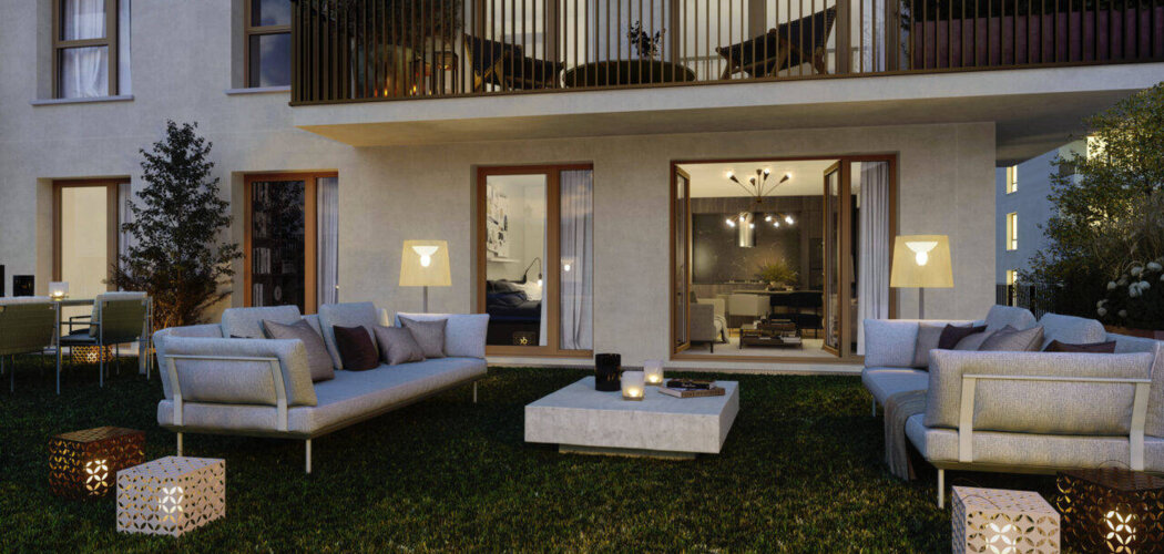 Programme immobilier neuf Domaine des Lys - Carrières-sous-Poissy : Appartements T2–T4 avec terrasses, jardins et parking proche des RER A et E (78955) - Référence : 14315