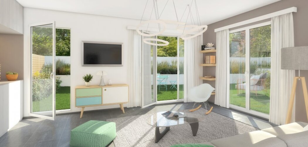 Programme immobilier neuf LE MAS DE CLERY - Carros : Appartements T2–T3 avec jardins, terrasses et RT2012 proche du centre-ville (06510) - Référence : 10762