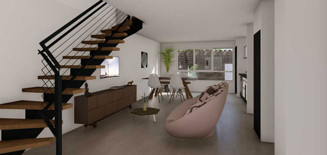 Programme immobilier neuf RESIDENCE TERRES ROSES - Castelginest à deux pas de la Grande Place du Général de Gaulle (31780) - Référence : 12853