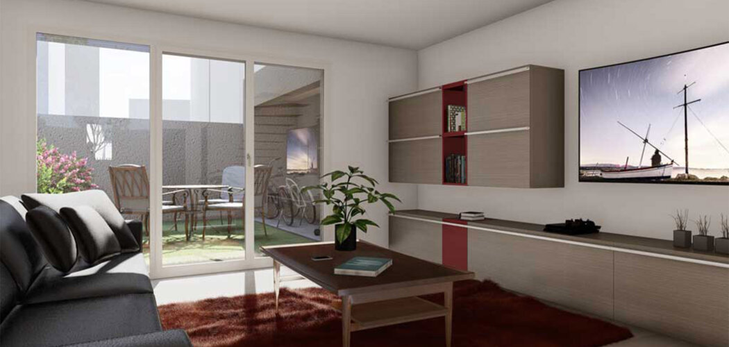 Programme immobilier neuf RESIDENCE TERRES ROSES - Castelginest à deux pas de la Grande Place du Général de Gaulle (31780) - Référence : 12853