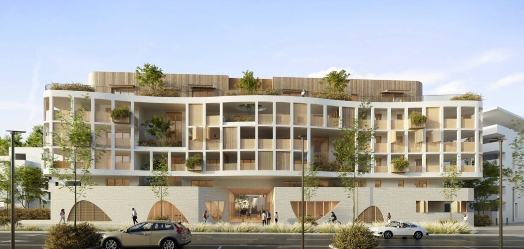 Programme immobilier neuf MITHASA - Castelnau-le-Lez : appartements et villas neuves dans un écoquartier face au parc de  (34170) - Référence : 7368