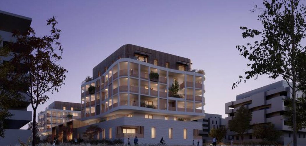 Programme immobilier neuf MITHASA - Castelnau-le-Lez : appartements et villas neuves dans un écoquartier face au parc de  (34170) - Référence : 7368