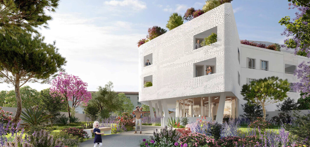 Programme immobilier neuf ALTIS - Castelnau-le-Lez : appartements neufs du 2 au 4 pièces en espace boisé à 15 min de la Comédie (34170) - Référence : 17064