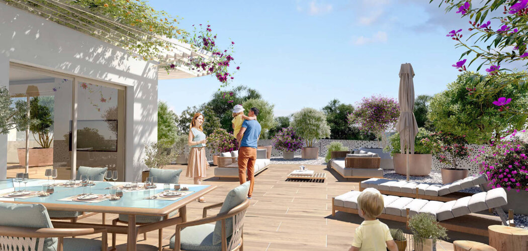 Programme immobilier neuf ALTIS - Castelnau-le-Lez : appartements neufs du 2 au 4 pièces en espace boisé à 15 min de la Comédie (34170) - Référence : 17064