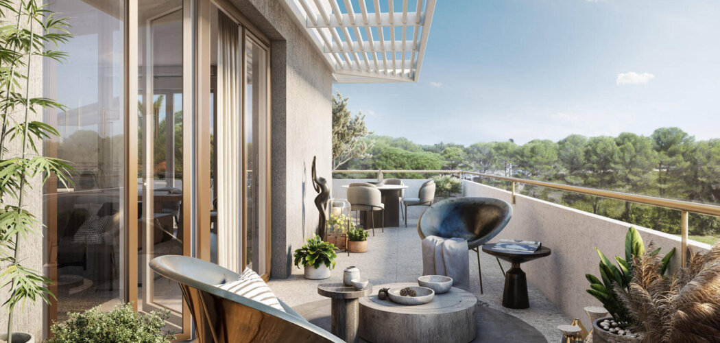 Programme immobilier neuf Les Jardins de Verchant - Castelnau-le-Lez : Appartements T2–T5 avec terrasses, espaces paysagers et proximité Parc du Verchant (34170) - Référence : 11427