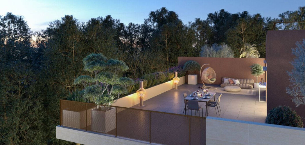 Programme immobilier neuf DOMAINE LES LAVANDIERES TR3 (SAS) - Castries : appartements neufs du studio au T4 le long des rives de la Cadoule (34160) - Référence : 9082