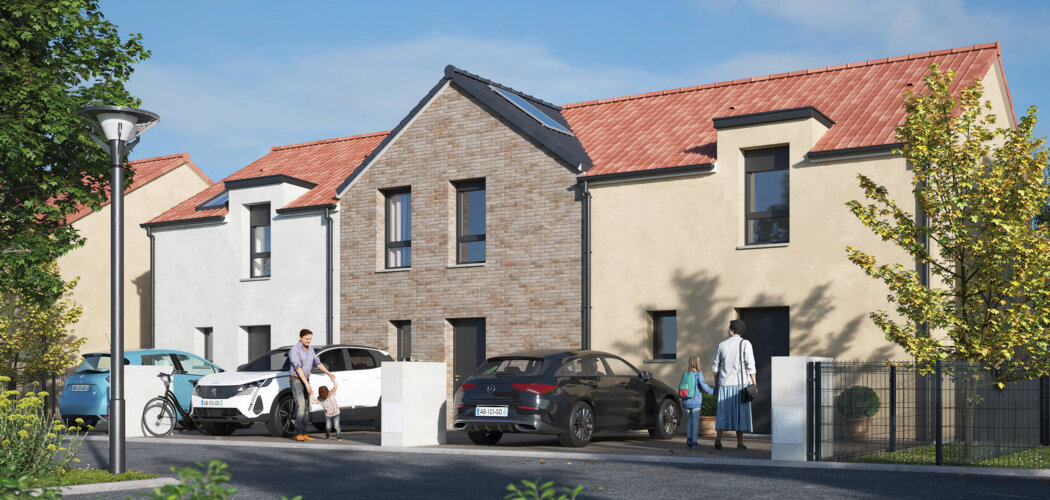 Programme immobilier neuf LES VILLAS ROMAINES - Caudebec-lès-Elbeuf à proximité de Rouen (76320) - Référence : 13443
