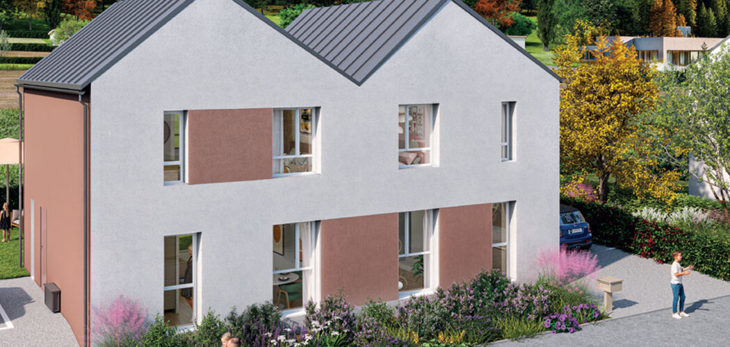 Programme immobilier neuf Les Jardins de la Cavée - Caudebec-lès-Elbeuf au cœur du quartier de la Cavée (76320) - Référence : 16258