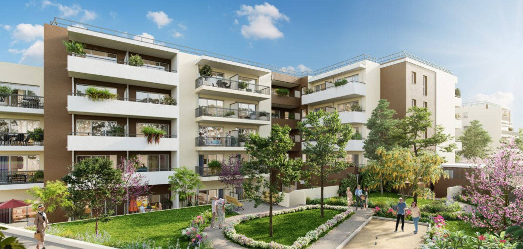 Programme immobilier neuf Rive et Sens - Cavalaire-sur-Mer résidence séniors à distance piétonne de la plage (83240) - Référence : 16405
