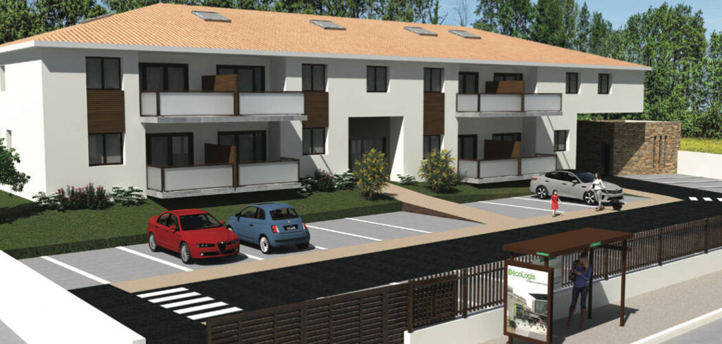Programme immobilier neuf LES PORTES DE NIMES - Caveirac : Appartements T2–T3 avec mezzanines, parking et luminosité au cœur du centre-ville (30820) - Référence : 11408