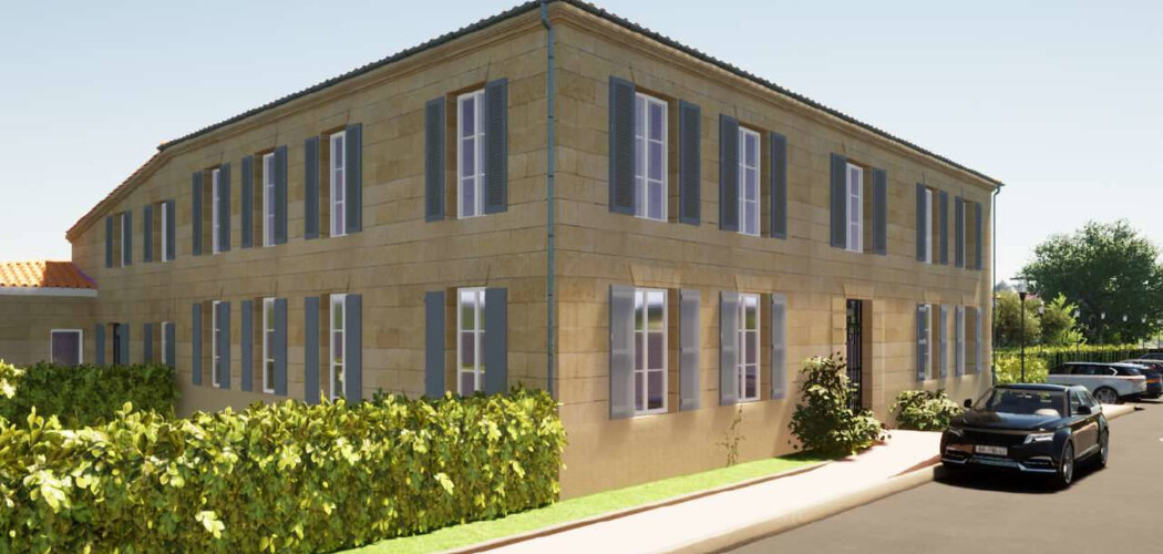 Programme immobilier neuf LES CHAIS - Cavignac : Maisons T4 avec jardins privatifs, RT2012 et climatisation réversible à 40 min de Bordeaux (33620) - Référence : 14328