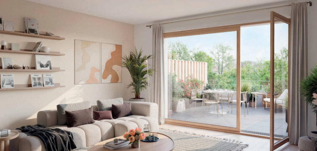 Programme immobilier neuf BUCOLIA - Cergy : 24 appartements neufs et 14 villas-appartements à 10 min d’Aren’Park (95000) - Référence : 16014
