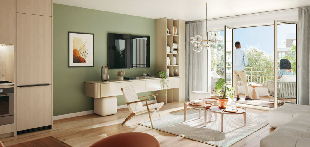 Programme immobilier neuf Sillage (95) - Cergy au coeur du quartier de Sainte-Apolline (95000) - Référence : 16769