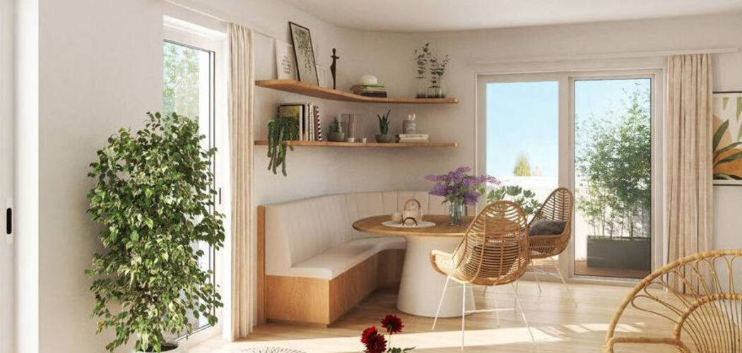 Programme immobilier neuf Le Dahlia - Cergy Pontoise : appartements neufs du 1 au 5 pièces à 4 min du RER A (95000) - Référence : 8393