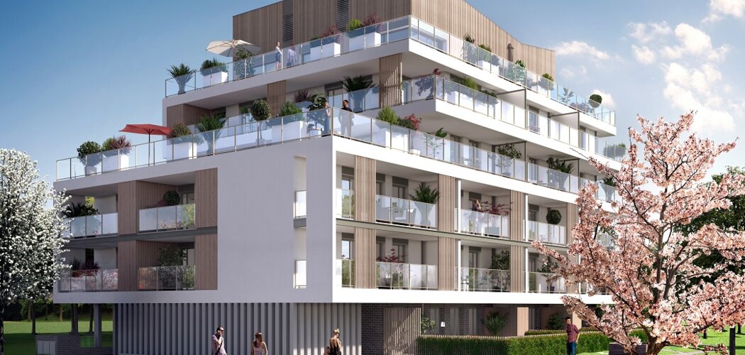 Programme immobilier neuf LE CAPITOLE - Cesson-Sévigné : 20 appartements neufs T2–T6 à 500m du métro B Viasilva (35510) - Référence : 15303