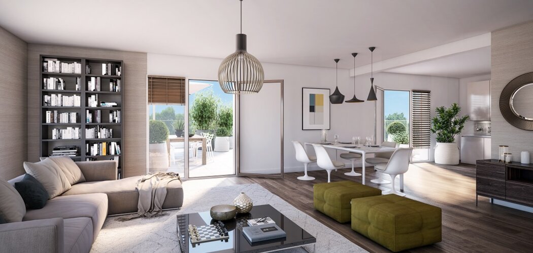 Programme immobilier neuf LE PALATIN - Cesson-Sévigné : appartements neufs T2–T6 à 13 minutes de Rennes (35510) - Référence : 15298
