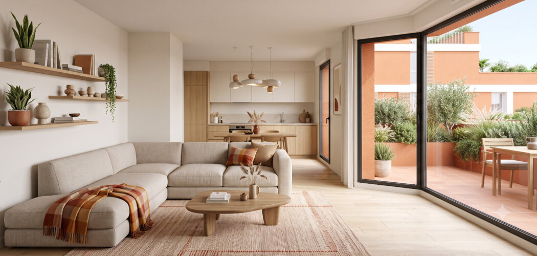 Programme immobilier neuf Happy - Cesson-Sévigné : Appartements T2–T5 avec serre bioclimatique, terrasses filantes et parquet stratifié dans le secteur des Hauts de Sévigné (35510) - Référence : 14444