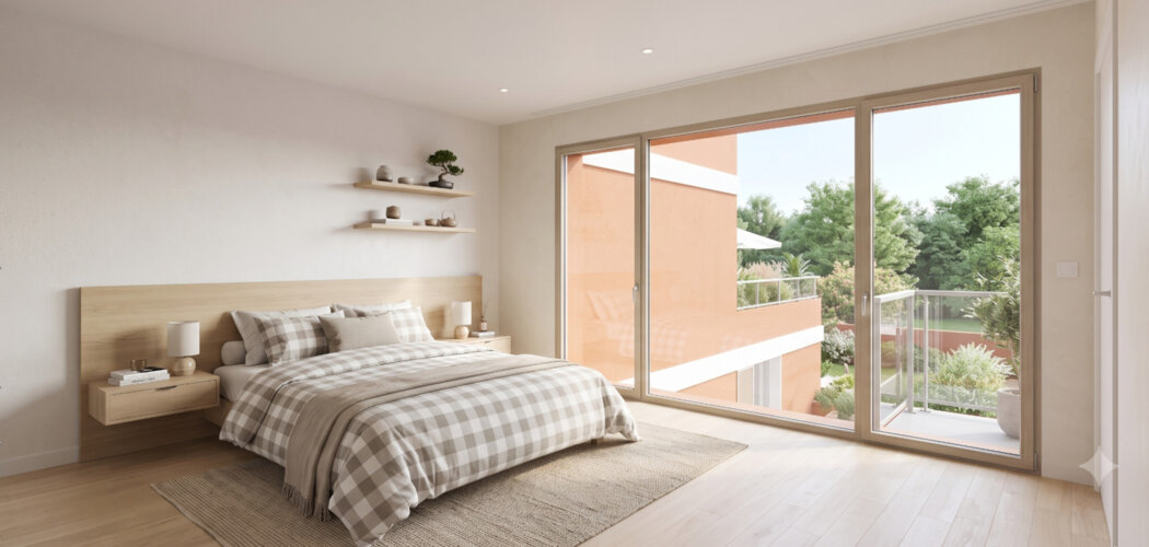 Programme immobilier neuf Happy - Cesson-Sévigné : Appartements T2–T5 avec serre bioclimatique, terrasses filantes et parquet stratifié dans le secteur des Hauts de Sévigné (35510) - Référence : 14444