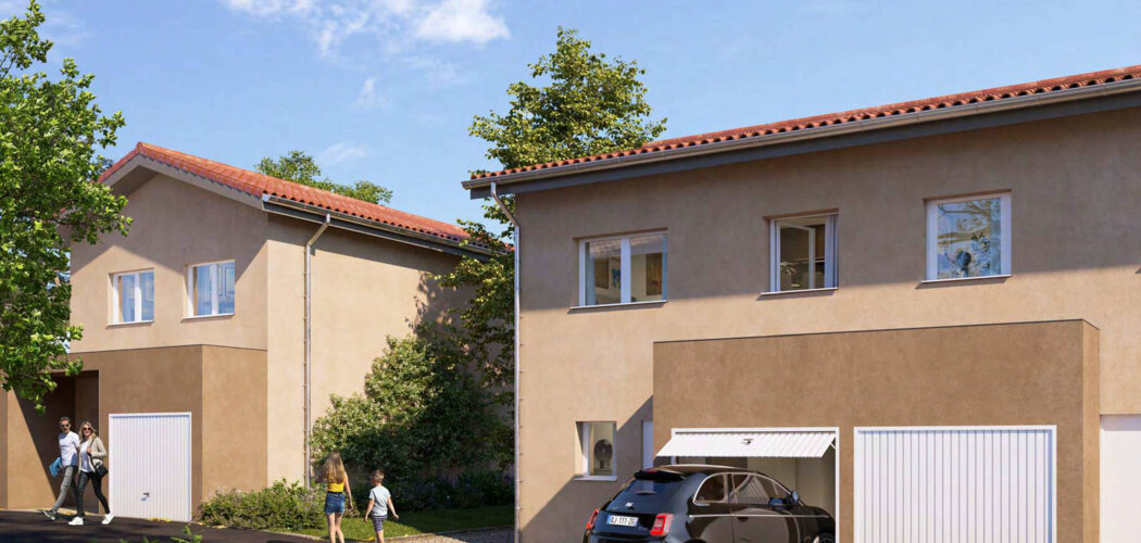 Programme immobilier neuf LES VILLAS SEYSSIA - Cessy à 3 minutes du bus 60 vers Genève (01170) - Référence : 16916