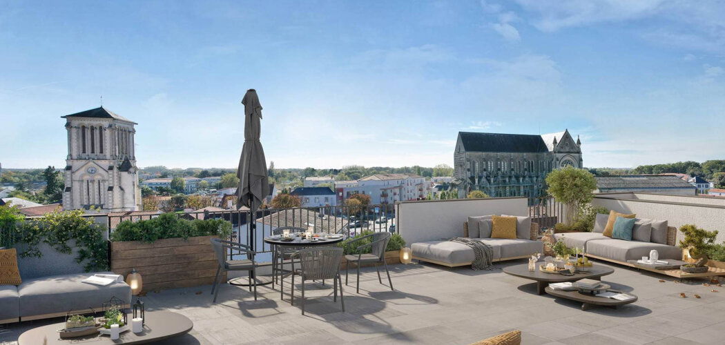 Programme immobilier neuf PASSAGE HORTENSE -  Challans : appartements neufs du studio au 5 pièces en hyper centre (85300) - Référence : 14891