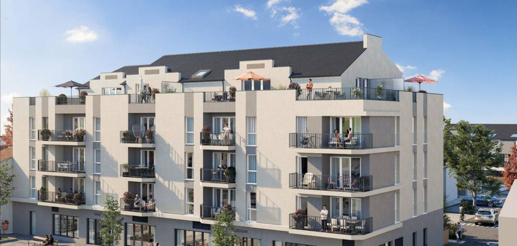 Programme immobilier neuf PASSAGE HORTENSE -  Challans : appartements neufs du studio au 5 pièces en hyper centre (85300) - Référence : 14891