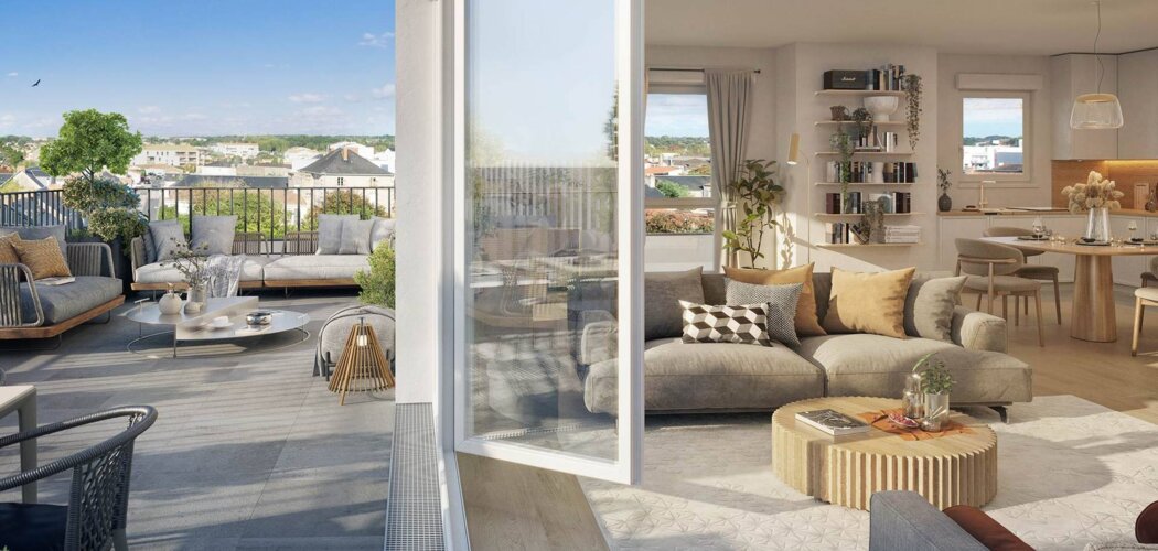 Programme immobilier neuf PASSAGE HORTENSE -  Challans : appartements neufs du studio au 5 pièces en hyper centre (85300) - Référence : 14891