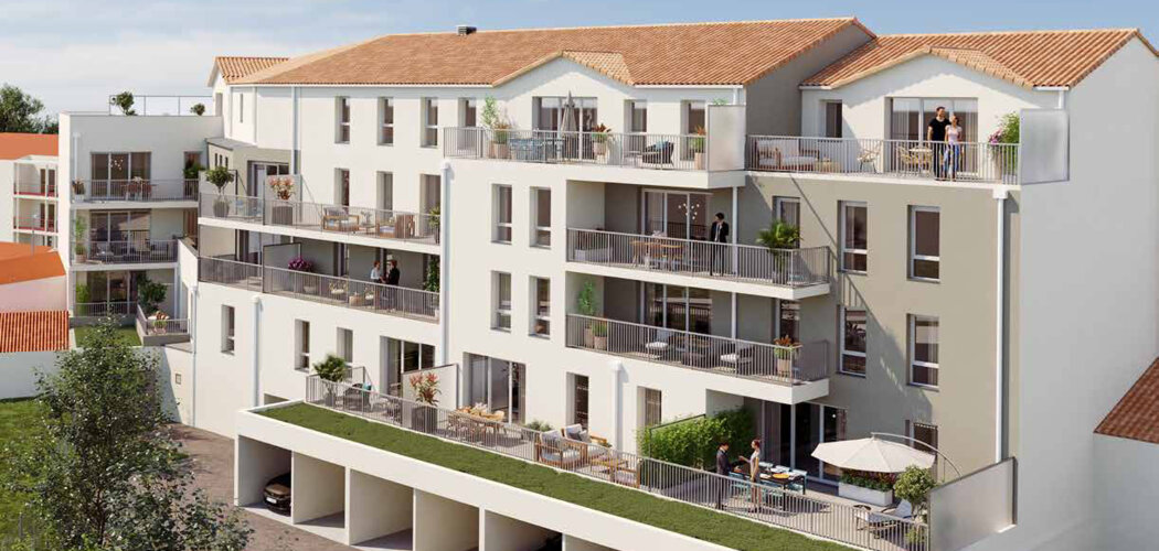 Programme immobilier neuf MAESTRIA - Challans : Appartements T2–T5 avec terrasses, proximité commerces et cœur de ville (85300) - Référence : 14674