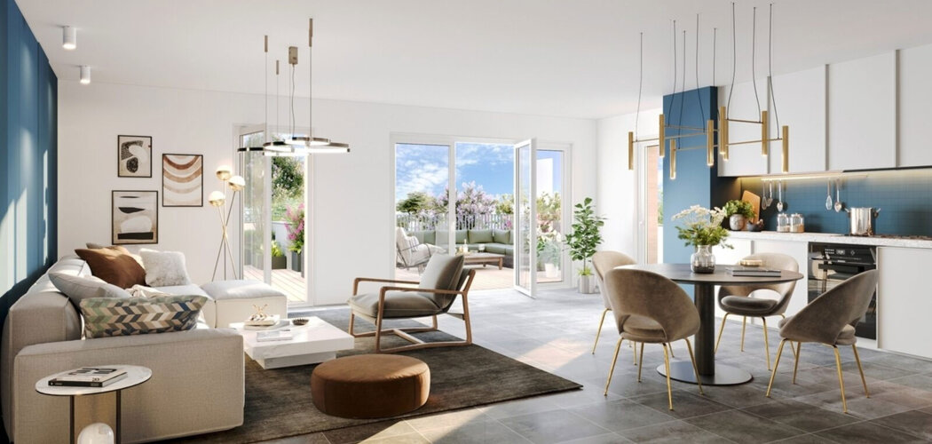 Programme immobilier neuf DELTA - Challes-les-Eaux, résidence neuve et proximité Château de Triviers en cœur de ville (73190) - Référence : 15971