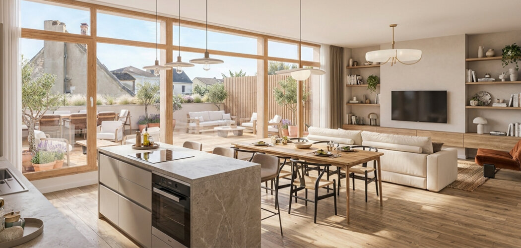 Programme immobilier neuf Rives de Genise 2 - Chalon-sur-Saône résidence neuve sur l’île Saint-Laurent (71100) - Référence : 17843