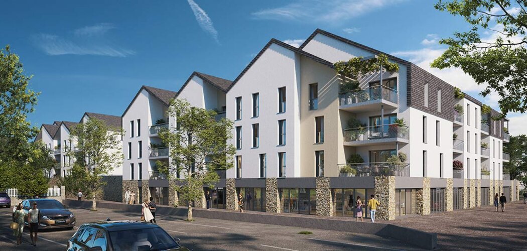 Programme immobilier neuf Les Confluences - Chalonnes-sur-Loire : appartements neufs du 2 au 5 pièces en cœur de ville proche de la Loire (49290) - Référence : 15503