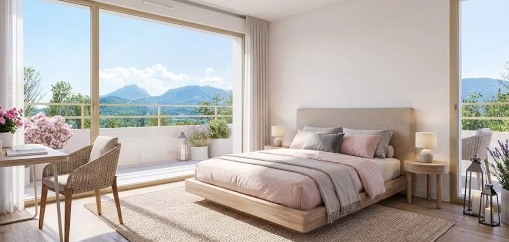 Programme immobilier neuf REFLET DES MONTS - Chambéry appartements lumineux entre Bauges et Chartreuse (73000) - Référence : 17405