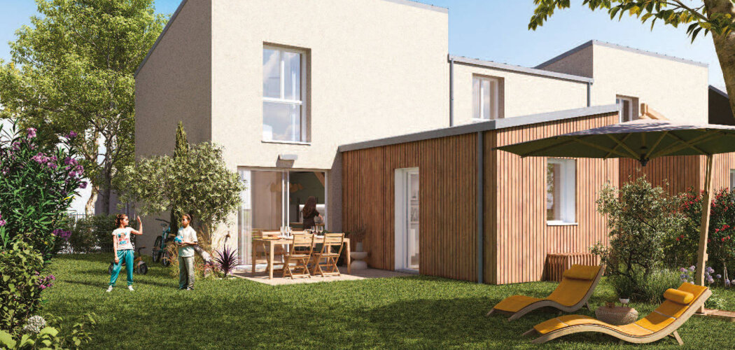 Programme immobilier neuf SIBYLLA - Chambray-lès-Tours maisons neuves au coeur de l’écoquartier de la Guignardière (37170) - Référence : 15333