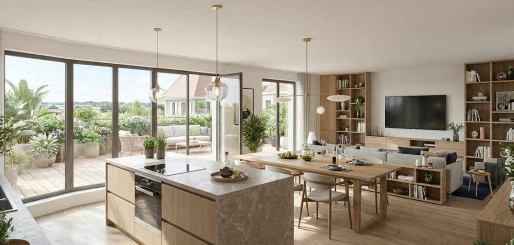 Programme immobilier neuf LES HAUTEURS DE COEUILLY - Champigny-sur-Marne : Appartements T2–T4 avec terrasses, parking sécurisé et proximité toutes commodités (94500) - Référence : 18196