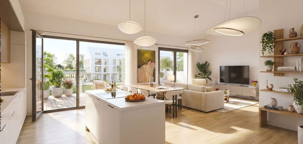 Programme immobilier neuf SQUARE DES ARTS - Chanteloup-en-Brie : résidence de 65 appartements du studio au T5 à 7 km de Disneyland Pari (77600) - Référence : 17113