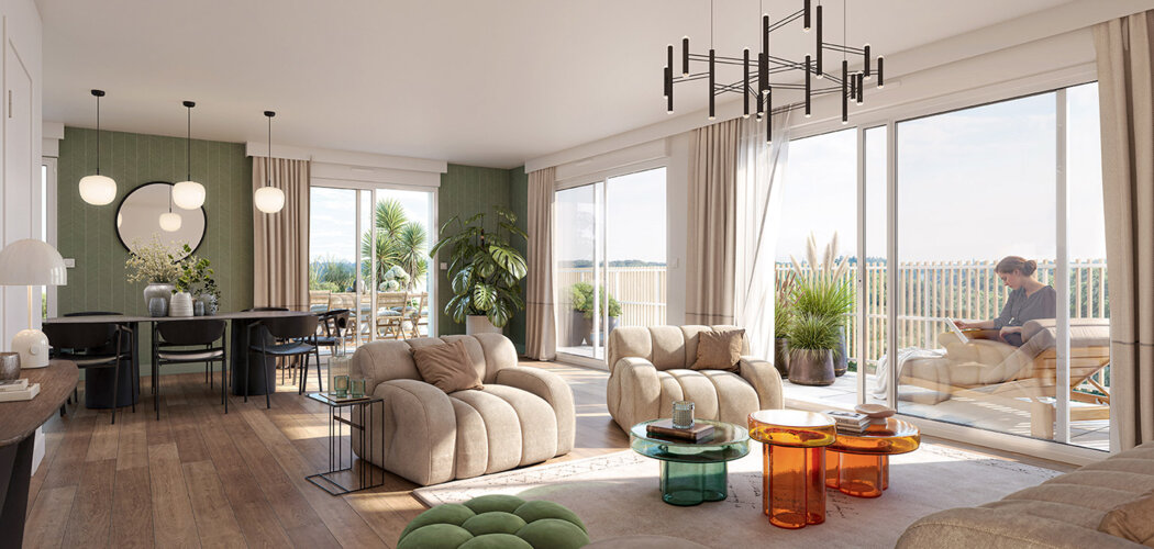 Programme immobilier neuf TERRAZZO - Chantepie quartier des Loges-Logettes proche centre (35135) - Référence : 14029
