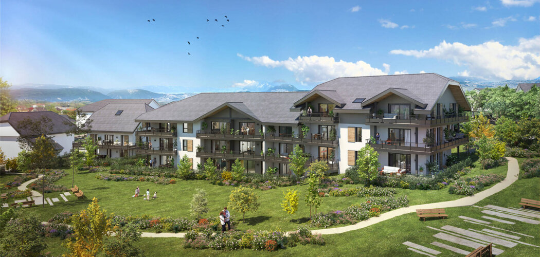 Programme immobilier neuf LE PRE GEORGES - Chapeiry à proximité d’Annecy (74540) - Référence : 13135