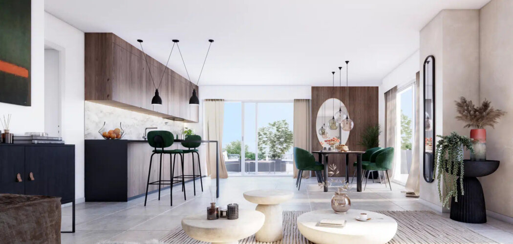 Programme immobilier neuf Le Parc - Charbonnières-les-Bains : appartements neufs du 2 au 5 pièces à 5 min de la gare (69260) - Référence : 15345