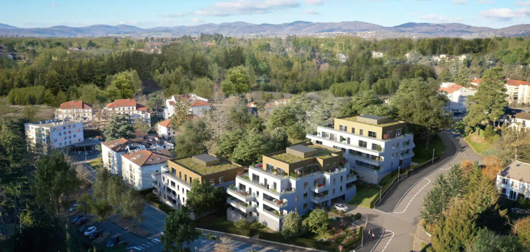 Programme immobilier neuf Le Parc - Charbonnières-les-Bains : appartements neufs du 2 au 5 pièces à 5 min de la gare (69260) - Référence : 15345