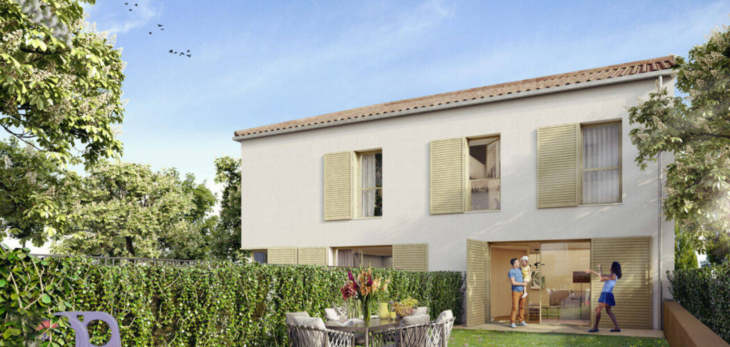 Programme immobilier neuf Les Allées du Chateau - Charly : Appartements T2–T5 et maisons T5–T6 avec jardins, terrasses et luminosité proche du centre-bourg (69390) - Référence : 14311