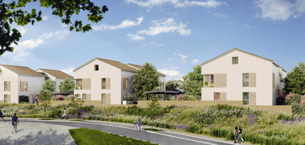 Programme immobilier neuf Les Allées du Chateau - Charly : Appartements T2–T5 et maisons T5–T6 avec jardins, terrasses et luminosité proche du centre-bourg (69390) - Référence : 14311