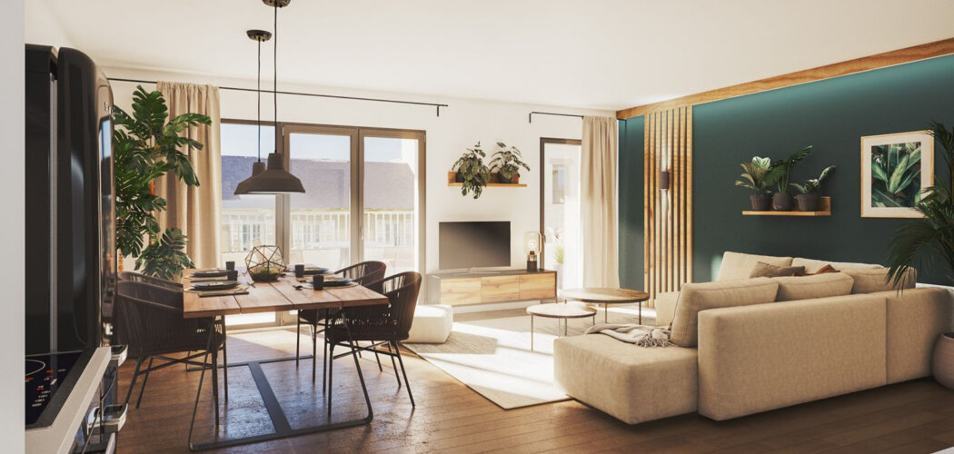 Programme immobilier neuf Perspectives - Chartres : 41 appartements neufs T2–T4 aux portes du centre-ville (28000) - Référence : 14697