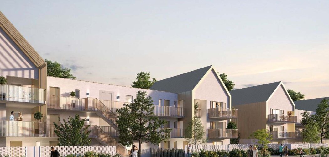 Programme immobilier neuf Perspectives - Chartres : 41 appartements neufs T2–T4 aux portes du centre-ville (28000) - Référence : 14697