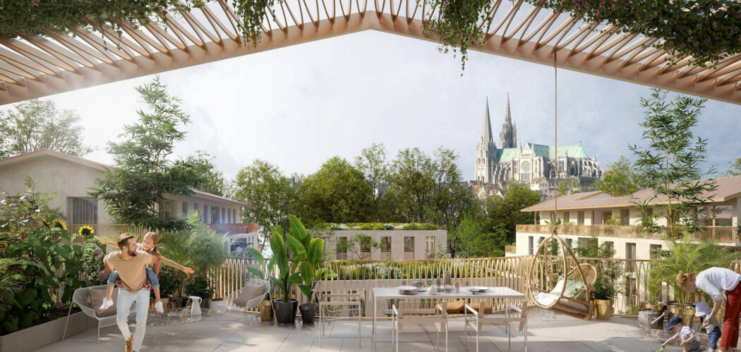 Programme immobilier neuf SCCV Caserne - Les Reflets de L'Eure - Chartres à proximité à pied du centre ville (28000) - Référence : 14700
