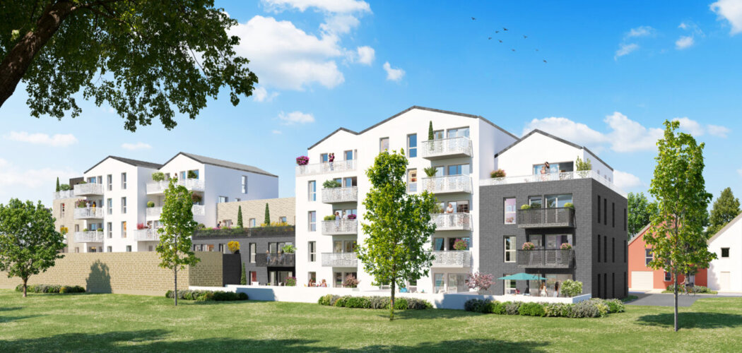 Programme immobilier neuf Le Domaine Des Rives - Chartres : appartements et maisons neuves du 2 au 5 pièces aux anciens remparts (28000) - Référence : 14692