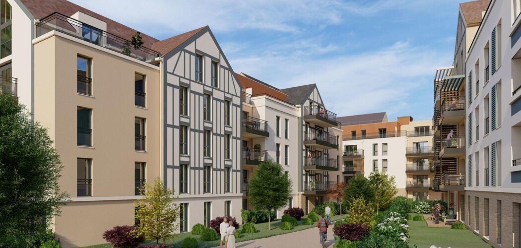 Programme immobilier neuf Floreal - Chartres : appartements neufs 2 à 5 pièces et maisons neuves à 6 min du centre-ville (28000) - Référence : 14699