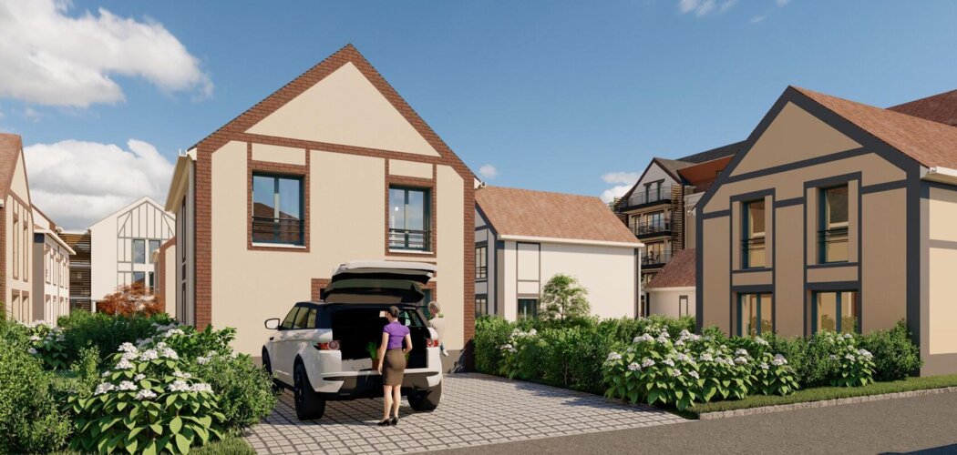 Programme immobilier neuf Floreal - Chartres : appartements neufs 2 à 5 pièces et maisons neuves à 6 min du centre-ville (28000) - Référence : 14699