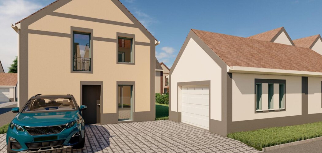 Programme immobilier neuf Floreal - Chartres : appartements neufs 2 à 5 pièces et maisons neuves à 6 min du centre-ville (28000) - Référence : 14699